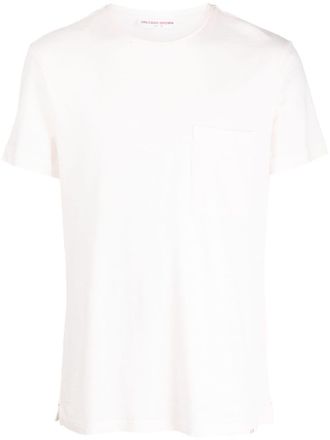 Orlebar Brown T-shirt con taschino - Rosa