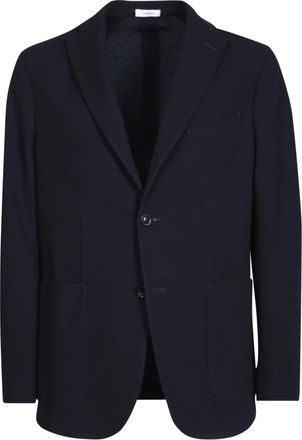 Boglioli Tailored Jacket - Heren - Business blazers - Blauw - S - Katoen - Kostuums
