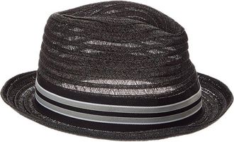 Bruno Magli Packable Open Weave Triby Straw Hat