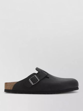 Birkenstock leather boston slippers