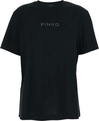 Pinko Mujer, Camisetas, Negro, Talla: XS
