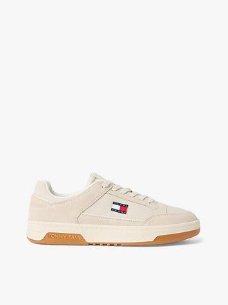 Tommy Hilfiger Canvas Leather Cupsole Trainers