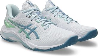 Asics Netburner Ballistic FF 4 Mens Cross Training Shoes White/Saba Blue : 10.5 D - Medium, Synthetic