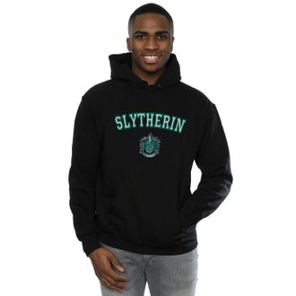 Harry Potter Heren Slytherin Crest Hoodie (Zwart)