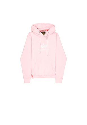 Alpha Industries Hoodie ALPHA INDUSTRIES New Basic Hoodie BL W, Damen, Gr. XS, pink (pastel pink), Obermaterial: 80% Baumwolle, 20% Polyester, regular fit, Sweatshirts