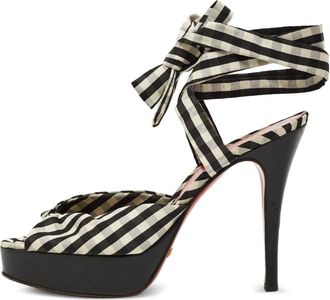 Dolce & Gabbana Sandali a quadretti - Nero