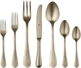 Mepra Epoque Pewter Flatware Set - 32 Pieces in Champagne at Nordstrom