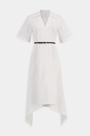 Givenchy Long Voyou Dress White, Brand Size 36 (US Size 2)