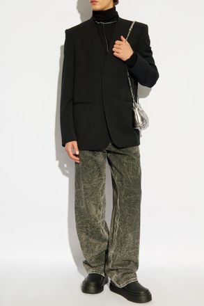 Maison Margiela Single-breasted Jacket By MM6 Maison Margiela, Mens, Black