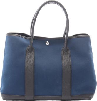 Herm&egrave;s Pre-owned Hermes Toile Militaire and Negonda Garden Party 36 Ladies KINHU1759F211IDA