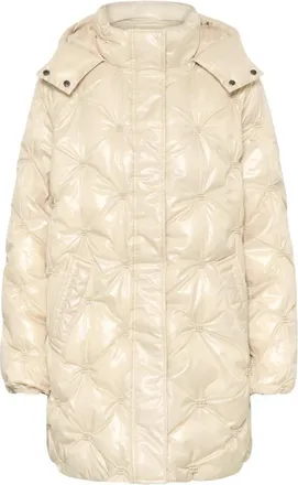 Cream Donsjas - Dames - Dons jassen - Beige - 3XL - Leer - Jassen