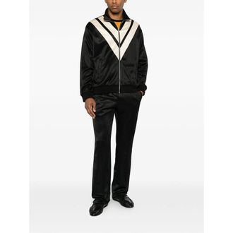 Valentino Elasticated Drawstring Track Pants - Black