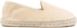 Maneb&igrave; Beige Cotton Espadrilles