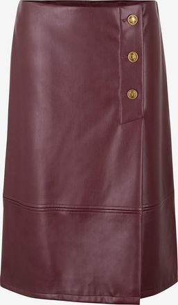 Twinset Midi-Rock aus veganem Leder