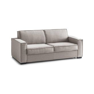 Talamo Italia Talamo Italia - Sofa Cama Addolorata, Sof&aacute; De 3 Plazas, 100% Made In Italy, Sof&aacute; De Sal&oacute;n Con Apertura Giratoria, En Tela Acolchada, Con Reposabrazos 