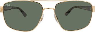 Ray-Ban G-15 Green Navigator Mens Sunglasses RB3663 001/31 60