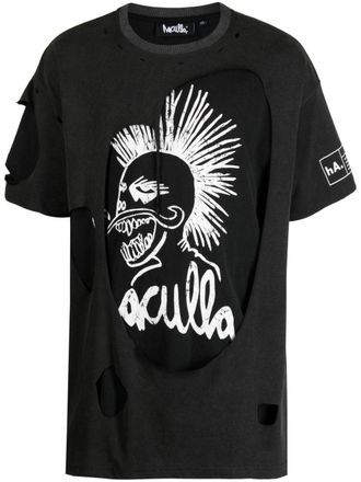 Haculla T-shirt met print - Zwart