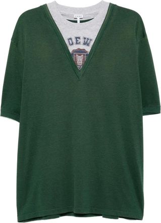 Loewe T-shirt con stampa - Verde