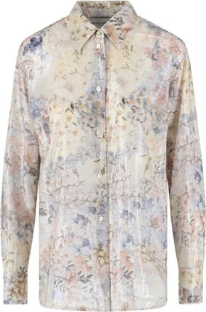 Golden Goose Floral Pleated Shirt - Multicolor