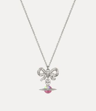 Vivienne Westwood Octavie Pendant Necklace Platinum-white-pink-ab-cz Platinum-white-pink-ab-cz Women