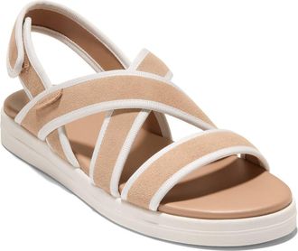 Cole Haan Nantucket Drift Sandal in Tuscan Sand/Powder Gros Grain at Nordstrom Rack, Size 7.5