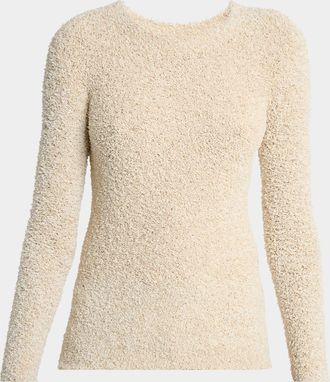 Isabel Marant Bethany Textured Crewneck Sweater