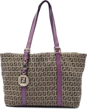 Fendi Pre-owned Fendi Zucchino Canvas Superstar Tote Ladies U4O8KDATZWTJU5CO
