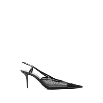 Saint Laurent Panelled Slingback Pumps