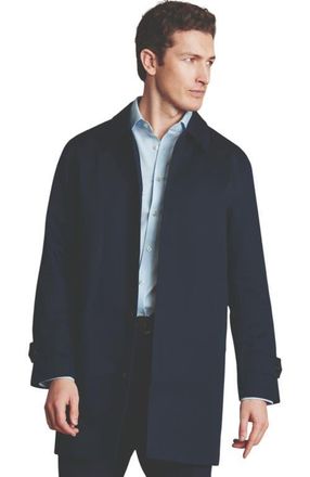 CHARLES TYRWHITT Waterproof Cotton Raincoat in French Navy at Nordstrom, Size 48