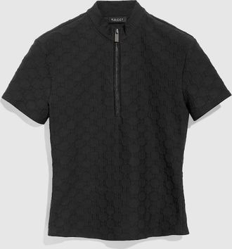 Gucci GG Jersey Jacquard T-shirt, Black, Ready-to-wear