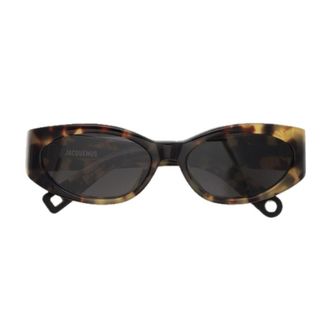 Jacquemus Les Lunettes Jac4 Ovalo Linea Les Sculptures Braun