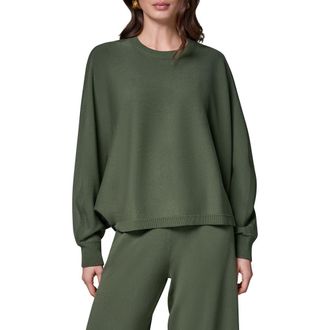 DKNY Dolman Sleeve Milano Knit Sweater in Verde at Nordstrom, Size X-Large