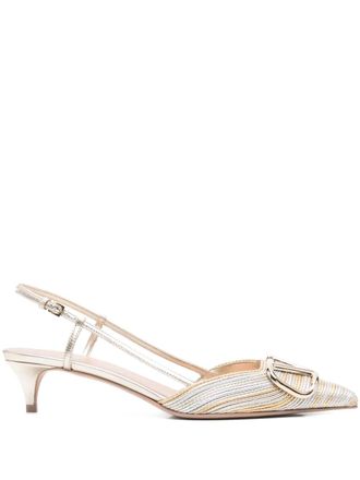 Valentino Garavani 40mm VLogo Signature-plaque pumps - BJ1