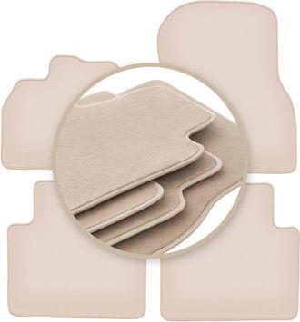 OEM Alfombrillas Premium Beige Para: Renault Zoe Ii Hatchback 2018