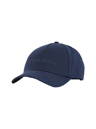 Calvin Klein Baseball Cap CALVIN KLEIN CK MUST BB CAP, Herren, blau (schwarz sapphire), Baumwolle, Caps Baseball Cap, mit Logoschriftzug