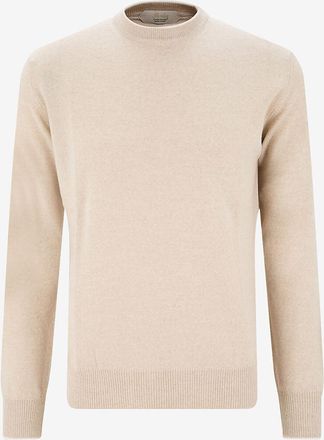 Aur&eacute;lien Strickpullover mit Rundhals-Rippenkragen