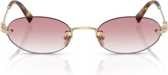Miu Miu Sunglasses Mua54 S Zvn70 O Gold/Pink Gradient Women