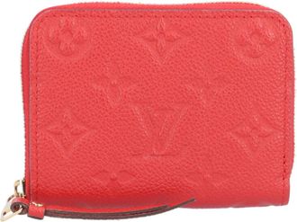 Louis Vuitton Monogram Empreinte Cerise Red Color Monogram Empreinte Coin Purse/Coin Case (Pre-Owned)