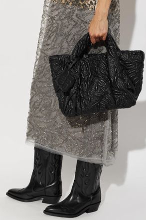Munthe Lix Quilt Bag, Womens, Black