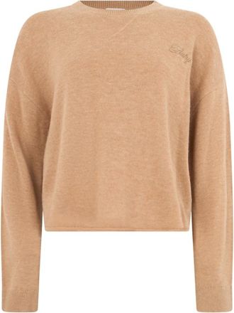 Autry Maglione corto girocollo - - Knitwear - Donna - Beige - S