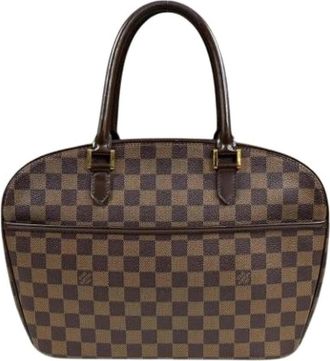 Louis Vuitton Pre-owned Canvas Handtas - Dames - Vintage Handtas - Bruin - ONE Size - Vintage