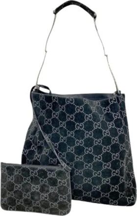 Gucci Pre-owned Shoulder Bags, female, Black, Size: ONE SIZE Pre-owned Vintage Shoulder Bag