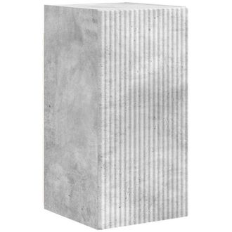 vidaXL Mueble De Tv Montado En La Pared Concreto 30 X 31 X 60 Cm Vidaxl