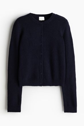 H&M Gestrickter Cardigan - Marineblau