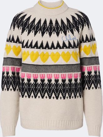 Chlo&eacute; Chlo&eacute; Jersey de jacquard de lana y cachemir