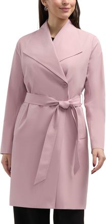 Ellen Tracy Womens Classic Long Trench