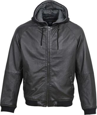 Le Temps Des Cerises Heren, Jassen, Zwart, Maat: XL Leer