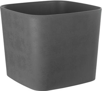 OEM Maceta Cuadrada - Garden Id - Swing Cuadrado - 16 L - 30 X 30 H 25 Cm - Gris