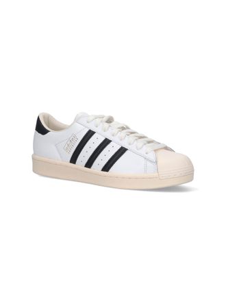 adidas Leather Low-Top Sneakers - White