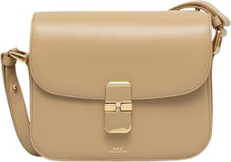 A.P.C. Light Brown Grace Small Shoulder Bag
